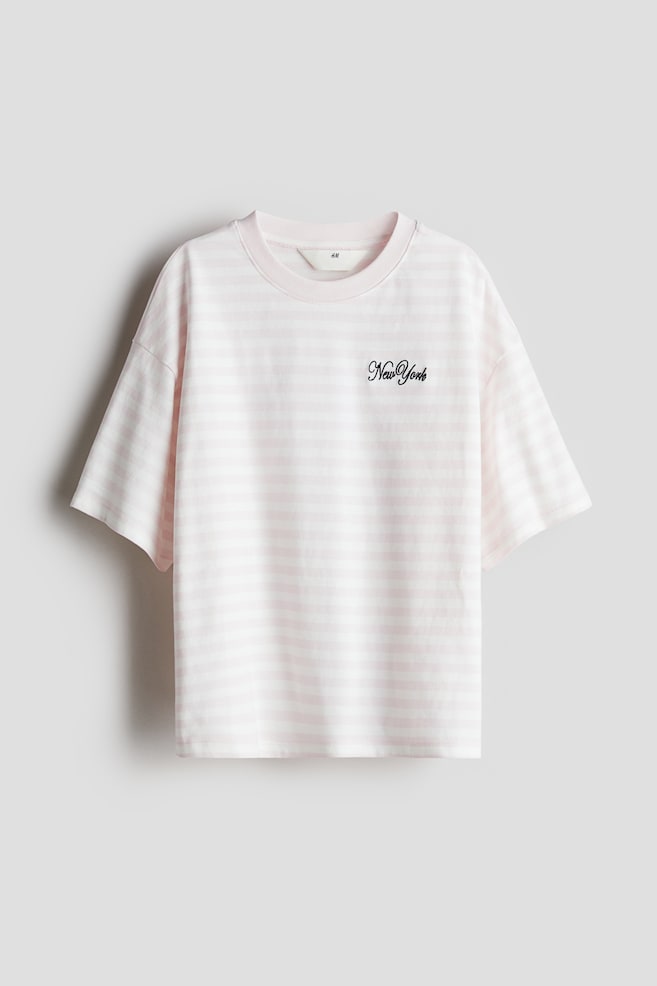 

Футболка свободного покроя из хлопка H&M, мультиколор