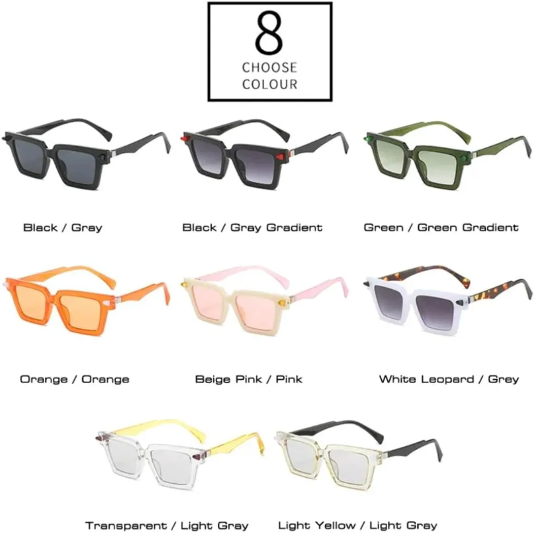 

Солнцезащитные очки с защитой UV400 | Панк-заклёпки, градиентная расцветка | для женщин и мужчин, для занятий спортом на открытом воздухе и вождения DSVIGF, Green