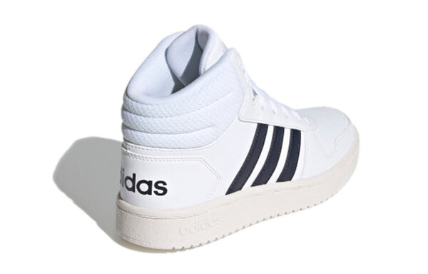 Кроссовки hoops 2.0 mid j Adidas, белый — фото 4