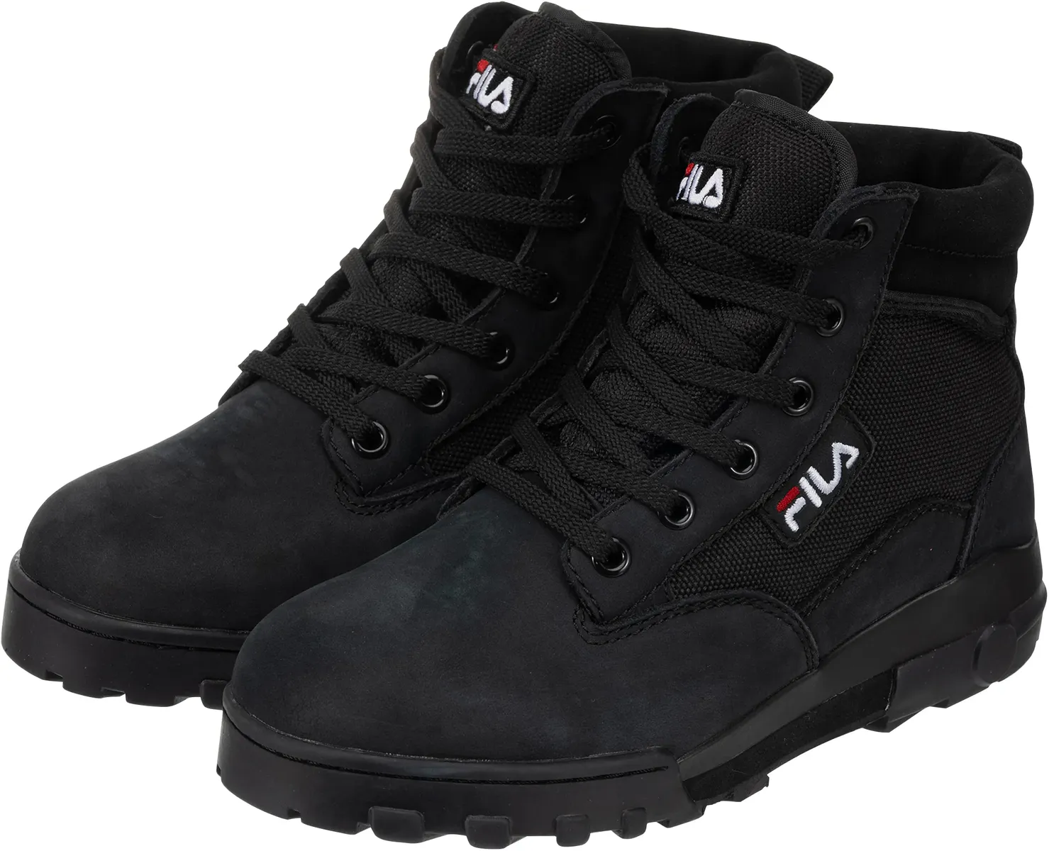 Ботинки Fila на шнуровке "GRUNGE II Mid wmn", черный