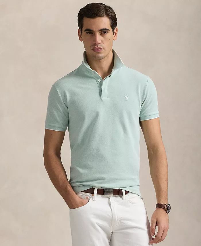 

Мужская классическая поло Oxford Mesh с эластичной посадкой Polo Ralph Lauren, зеленый