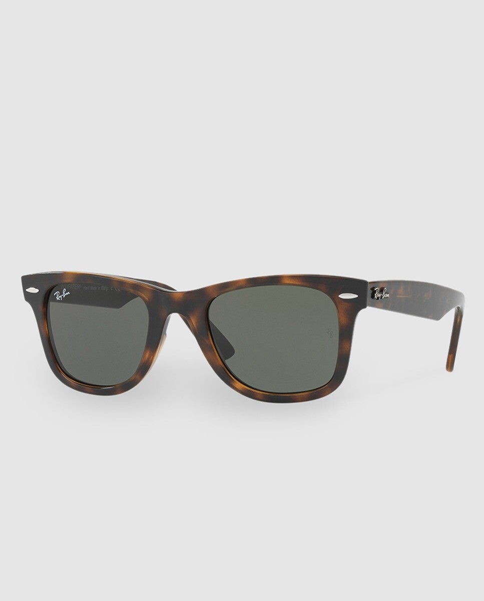 

Солнцезащитные очки Havana Square Wayfarer Ray-Ban, коричневый