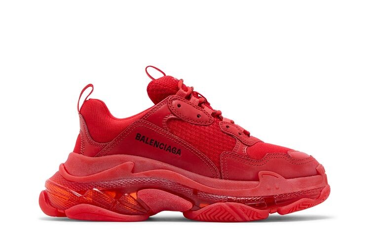 

Кроссовки Balenciaga Triple S Sneaker Clear Sole - Red, красный