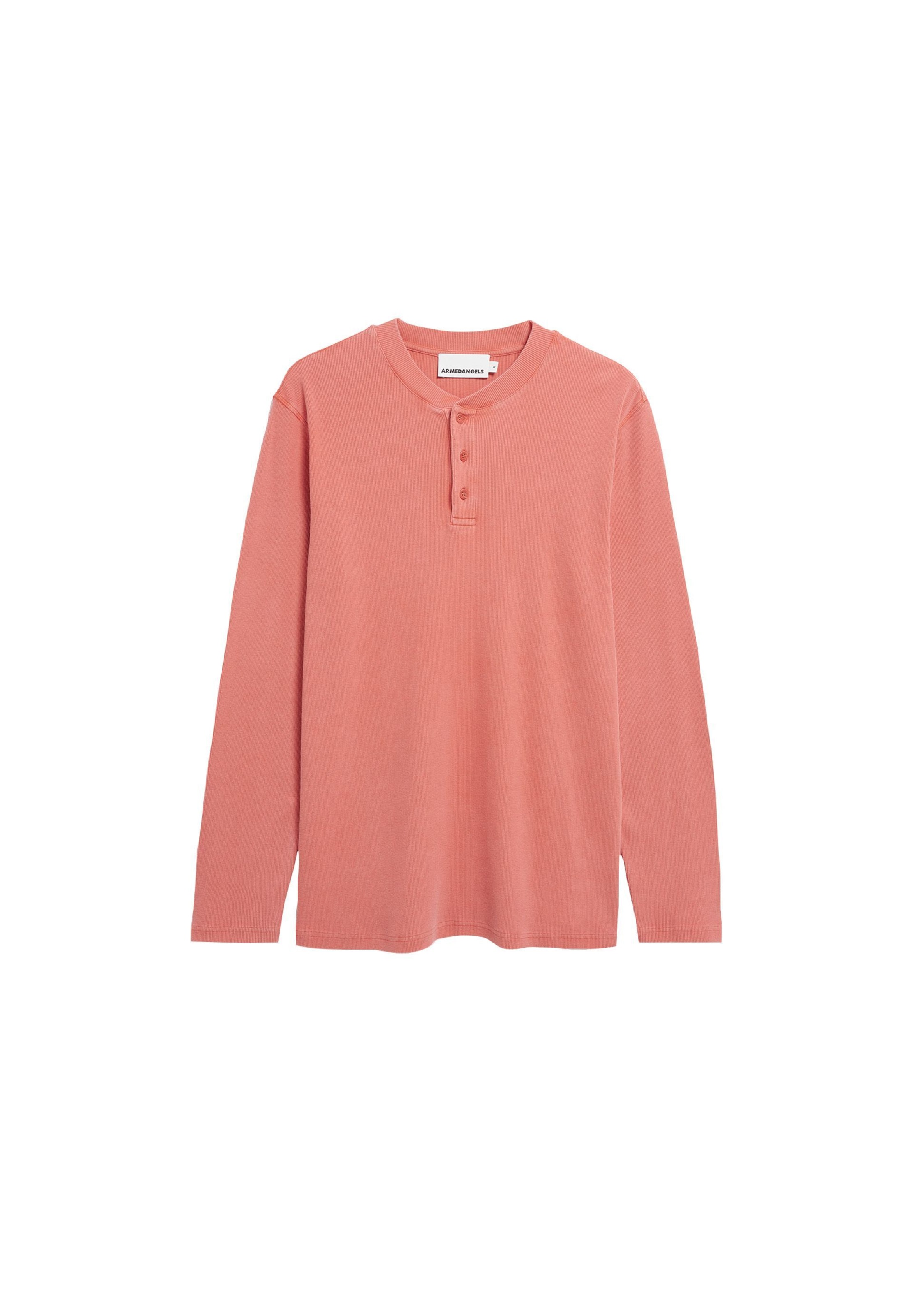 

ARMEDANGELS Футболка 'Henly' в коралловом цвете