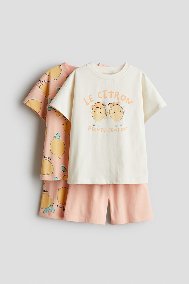 

2 пижамы из хлопка H&M, мультиколор