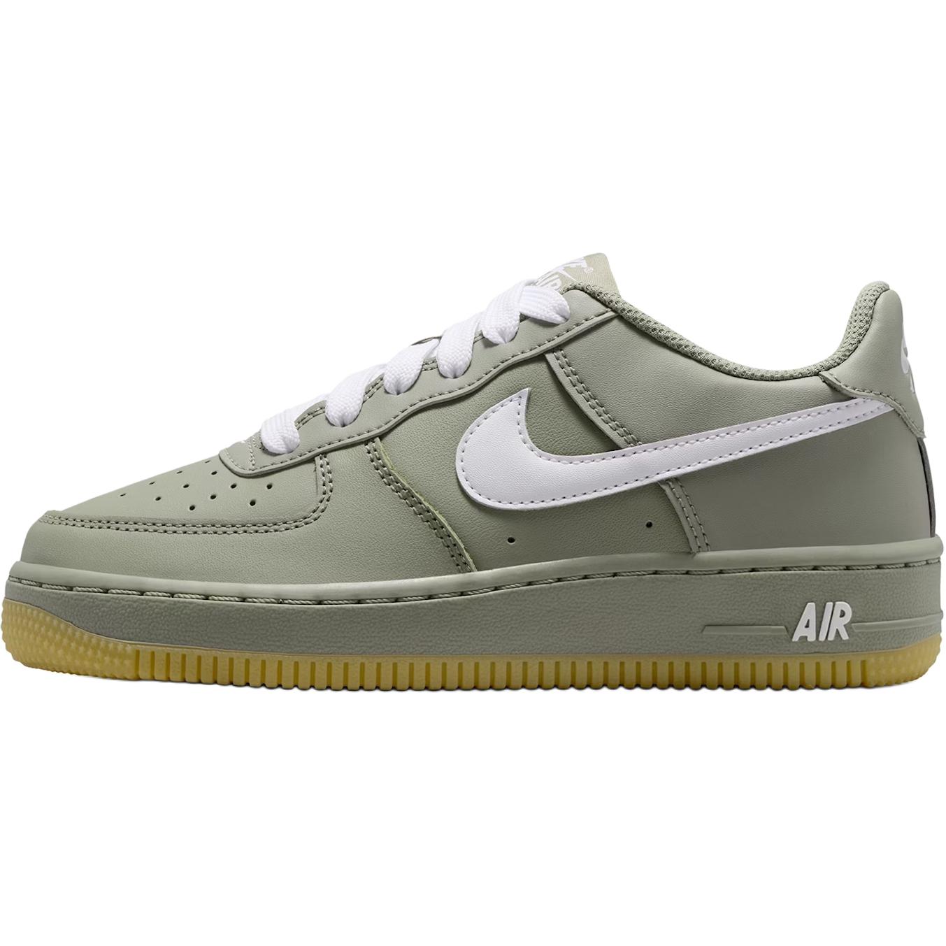 

Детские кроссовки для скейтбординга Air Force 1 Lv8 с низким верхом, устойчивые к истиранию, для подростков Nike, зеленый/белый