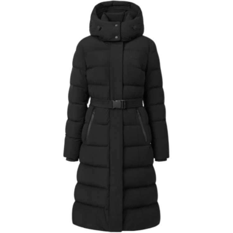 

Коралия Сити Пальто с капюшоном и поясом MACKAGE, черный