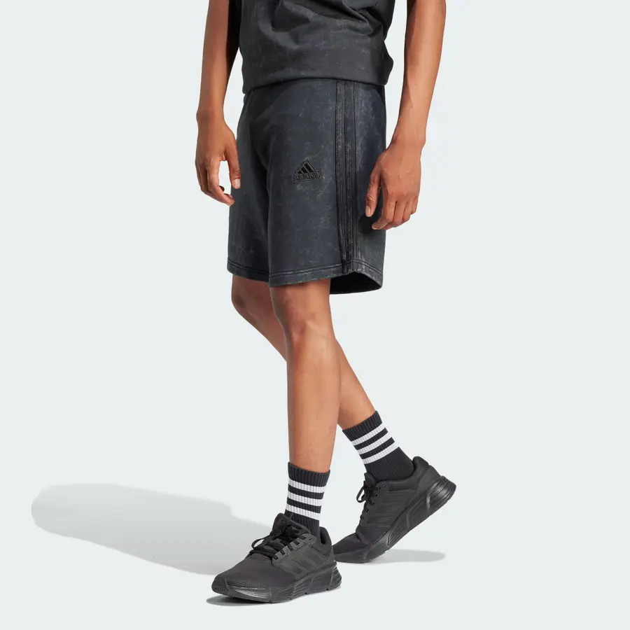 Спортивные шорты adidas All Szn Garment-Wash Shorts 'Black', черный — фото 3