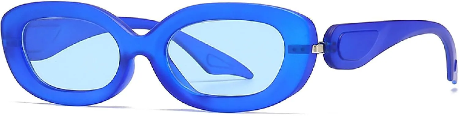 

Овальные декоративные солнцезащитные очки для мужчин, современные ретро-дужки, декоративные солнцезащитные очки в стиле "прыгающий" для женщин WNCKSQ, Multi