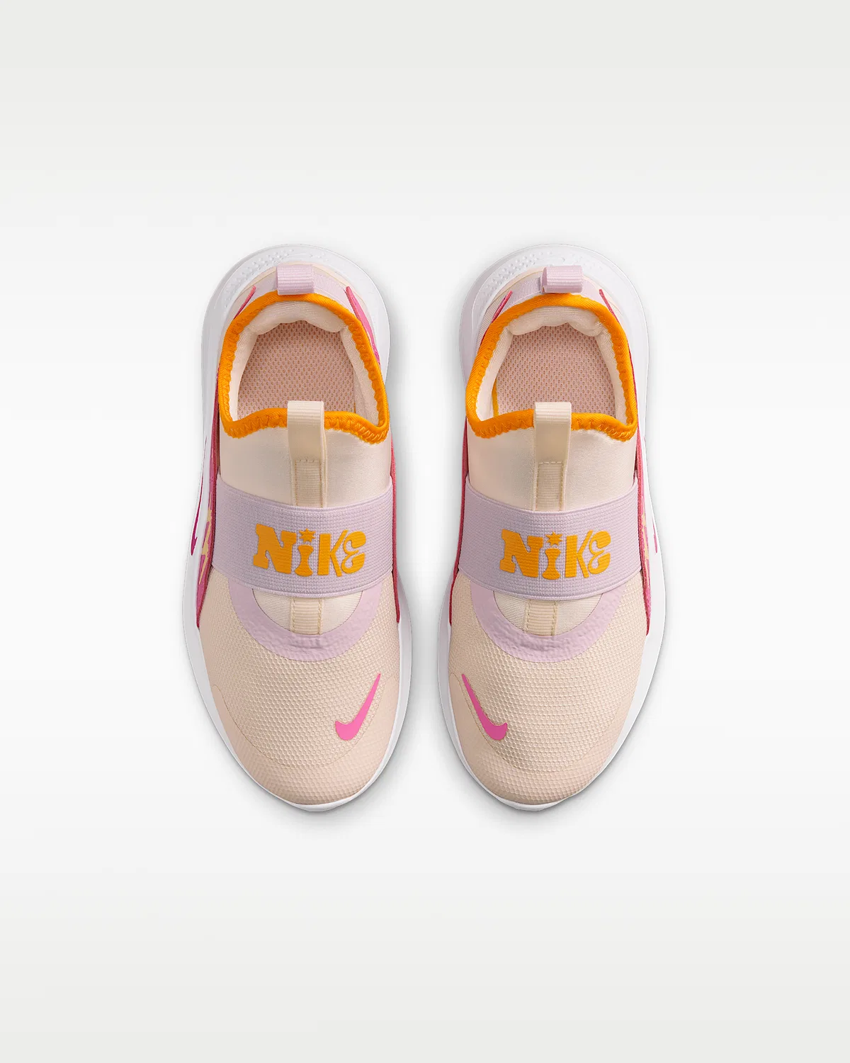 Детские кроссовки Nike Flex Runner 4 SE, Chalk/Sundial/Tangerine Tint/Desert Pink — фото 4