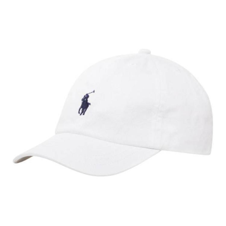 

Polo Ralph Lauren Хлопчатобумажная ткань, бейсболка из чистого хлопка, женская, белый