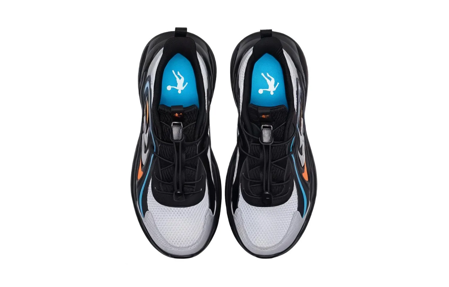 QIAODAN Детские кроссовки для бега low top anti kick серый серебристый — фото 4