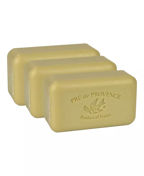 

Увлажняющее французское мыло Pre de Provence, 150 г, четырехкратное измельчение, стойкая, увлажняющая, богатая, кремообразная пена (набор из 3 шт.) European Soaps, verbena