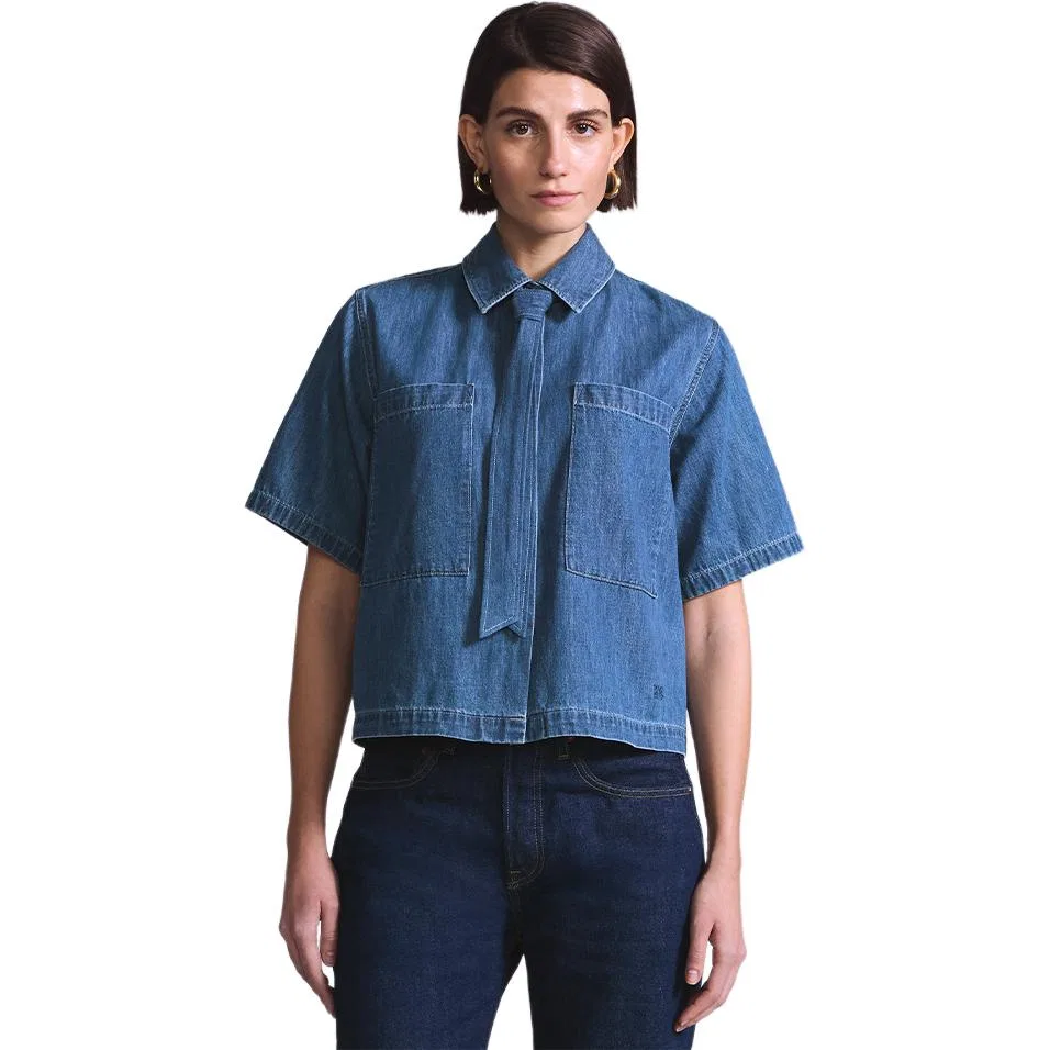 Джинсовая куртка женская blue lapel moderate other Levis — фото 4
