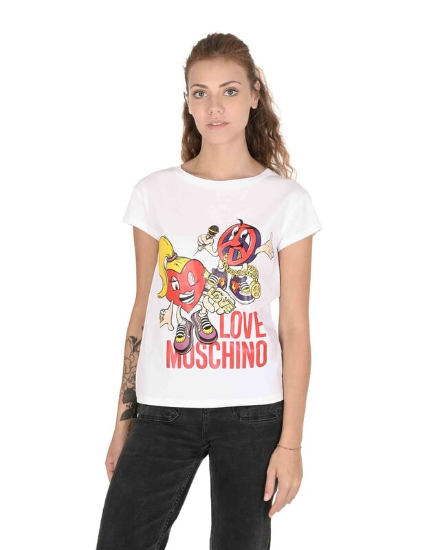 

Женская футболка Love Moschino, белый