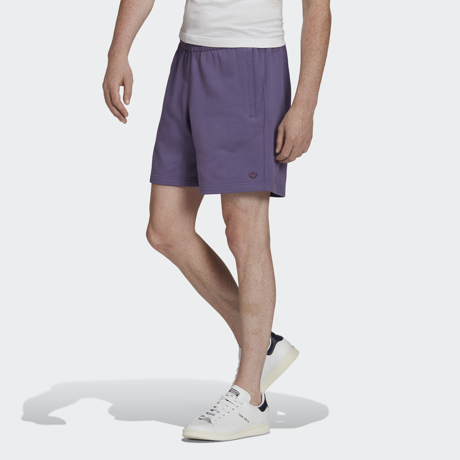 Adicolor повседневные шорты мужские фиолетовые Adidas Originals, фиолетовый — фото 3