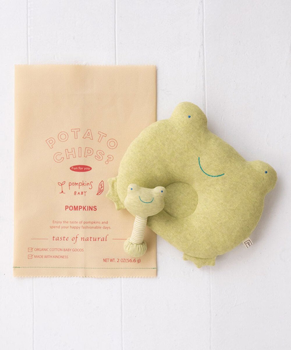 Подарочный набор детских картофельных чипсов POMPKINS BABY - Чипсы в форме подушечек Backyard Family, Frog Chips