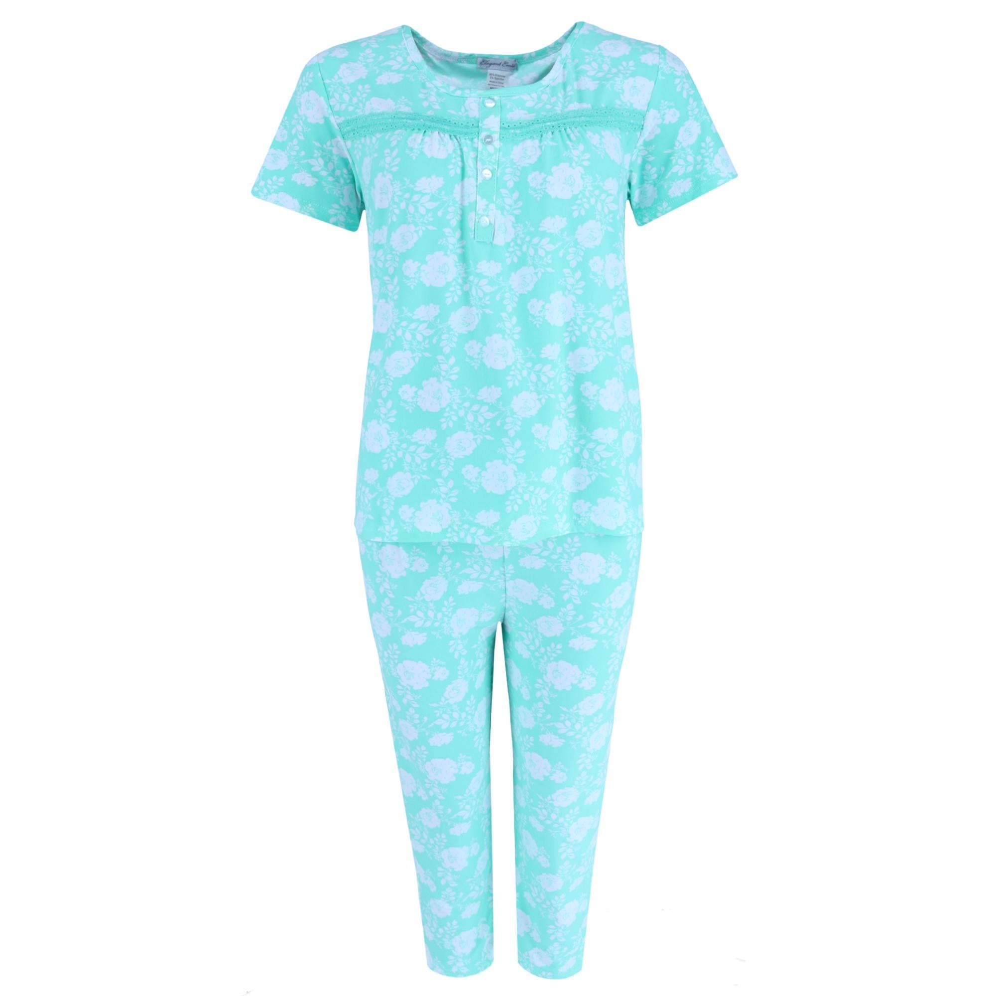 

Женский комплект капри Plus Mint Floral Elegant Emily