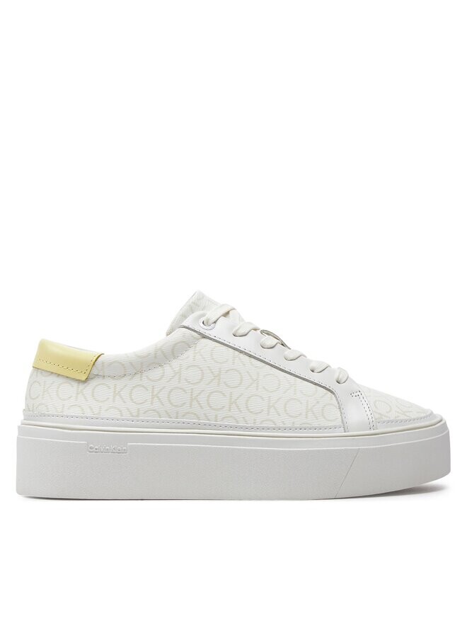 

Кроссовки Flatform Cup Lace Up Epi Mono Calvin Klein, белый