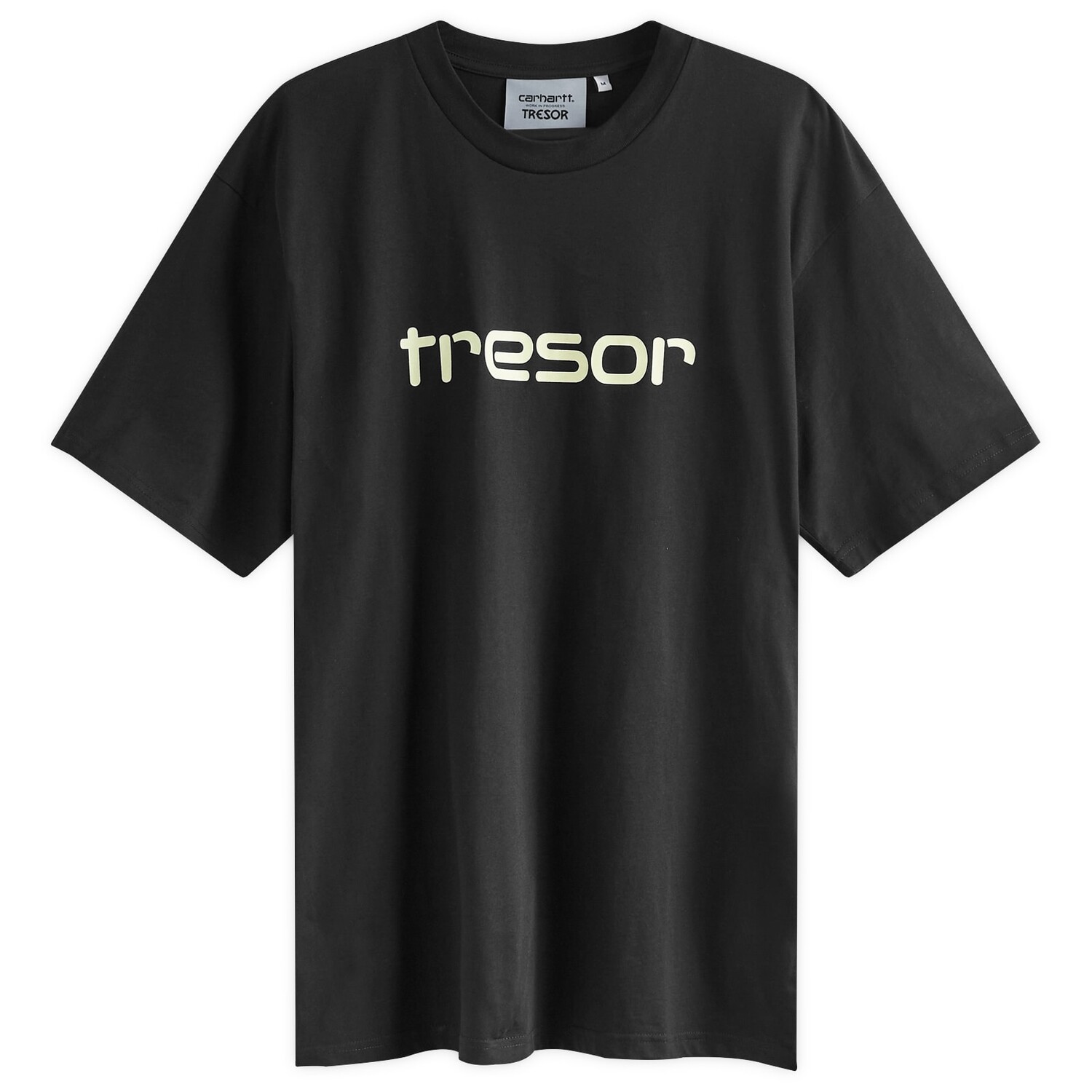 

Футболка Carhartt Wip X Tresor Techno Alliance T-Shirt, цвет Black & Glow Green