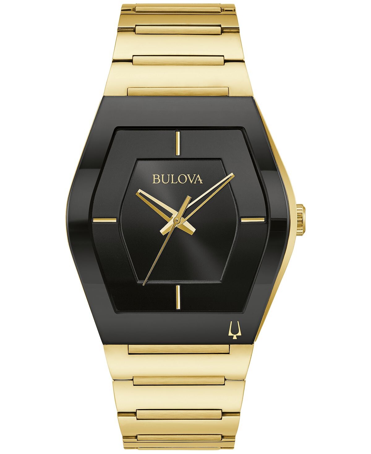 

Мужские часы Gemini с золотистым браслетом из нержавеющей стали, 40 мм Bulova