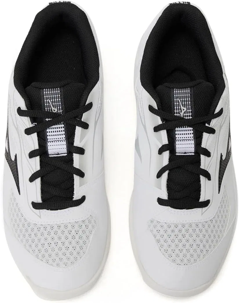 Кроссовки Mizuno Break Shot 5 CS White/Black/Harbor Mist — фото 4