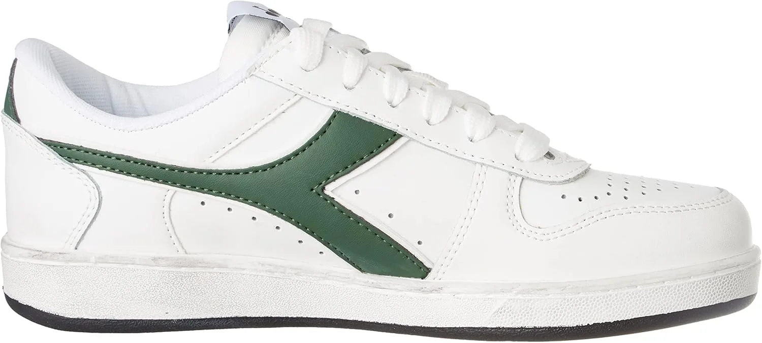 Гимнастические кроссовки Diadora Unisex Magic Basket Low Icona, белый — фото 4