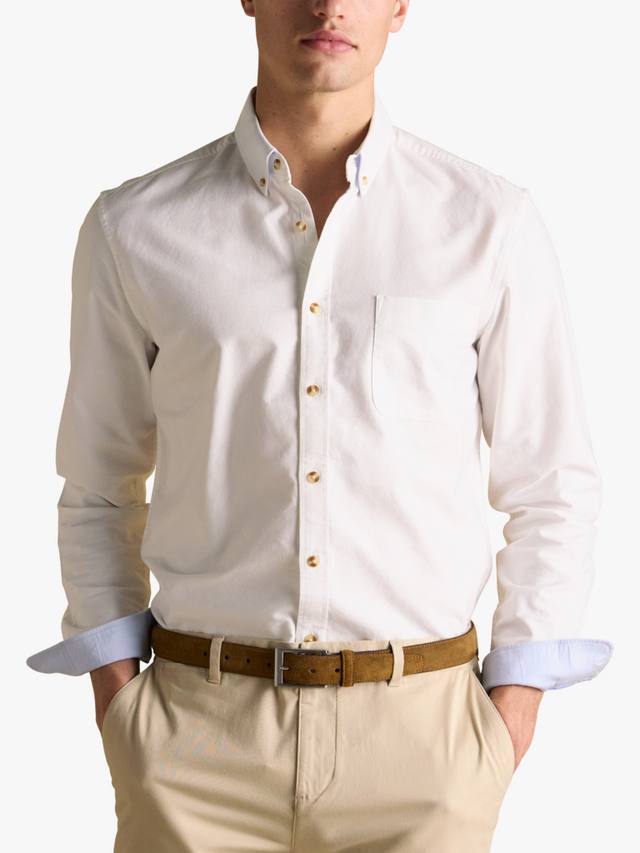 

Хлопковая оксфордская рубашка с длинными рукавами Joules