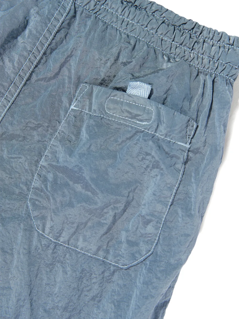 Плавательные шорты с нашивкой-логотипом Stone Island Junior, синий — фото 4