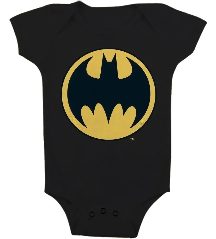 Боди для малышей с логотипом Batman, черный