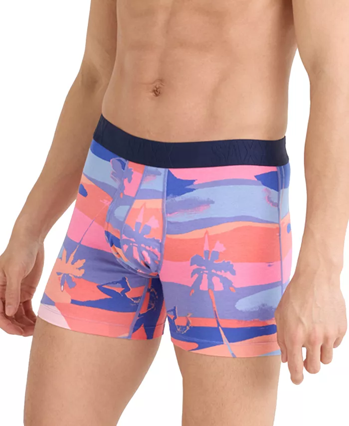 

Мужские охлаждающие печатные боксеры DropTemp Slim-Fit SAXX, мультиколор