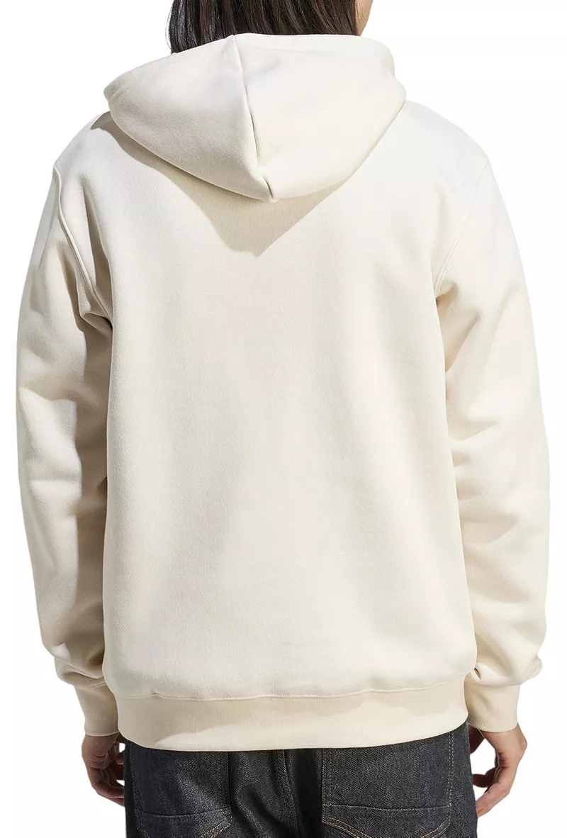 Мужская худи с трилистником Adidas Originals Adicolor Essentials, цвет Wonder White — фото 3