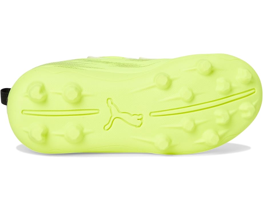 Детские бутсы Puma Ultra 6 Play Hook and Loop Firm/Artificial Ground (для малышей/маленьких детей/подростков) PUMA Kids, Yellow Alert/Black/Glowing Red/Lime Squeeze — фото 3