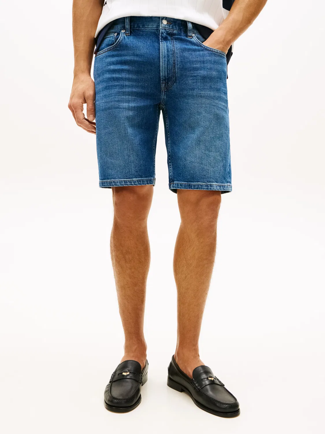 Обычные джинсы 'Дентон' Tommy Hilfiger, Blue Denim — фото 3