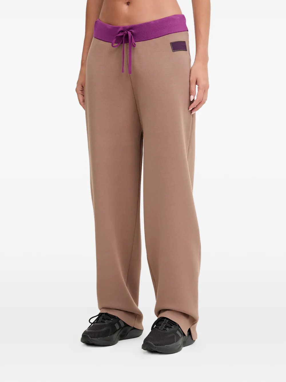 

Спортивные брюки с кулиской и логотипом Ea7 Emporio Armani, коричневый