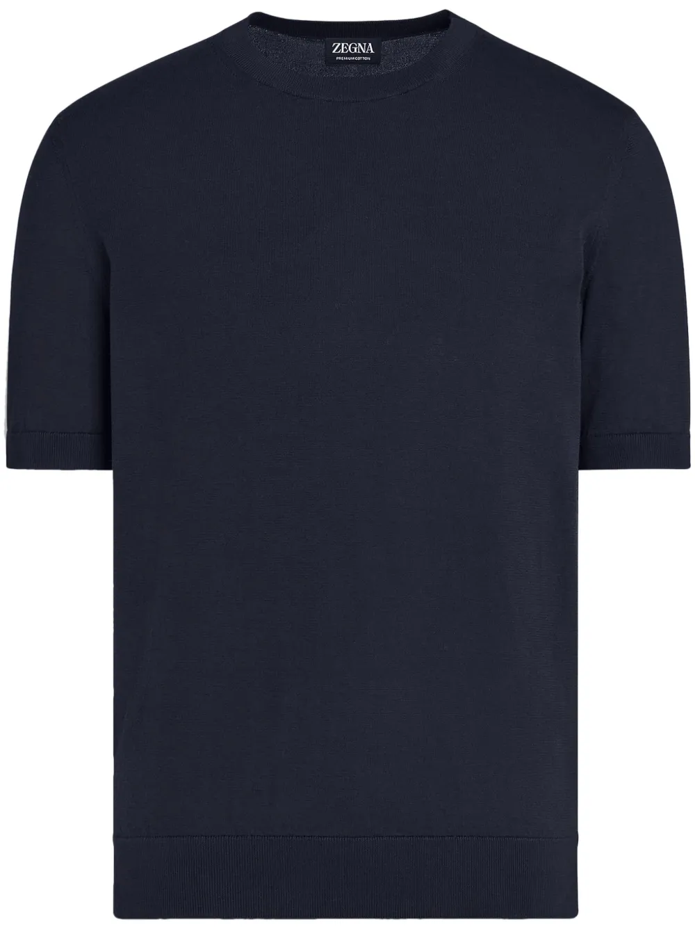 

Футболка тонкой вязки Zegna, синий