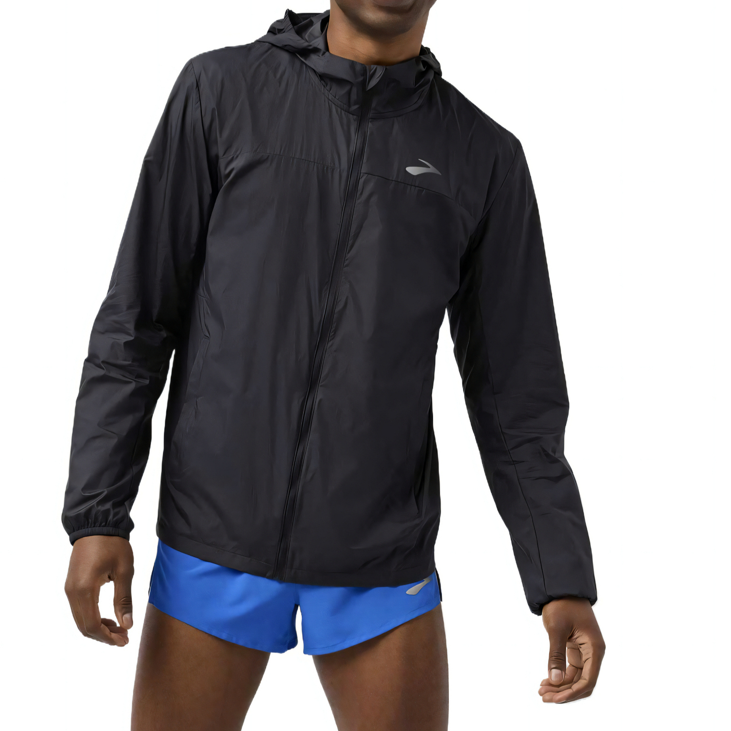 

Brooks Куртка мужская, черный, с капюшоном, средней плотности, другие