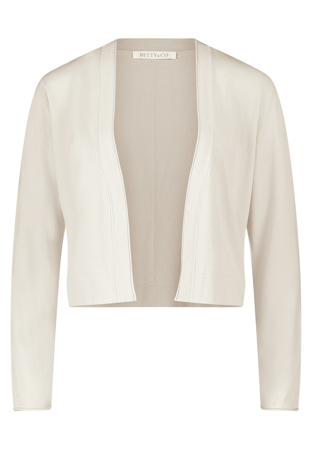 

Кардиган BETTY & CO Strick ohne Verschluss, серый
