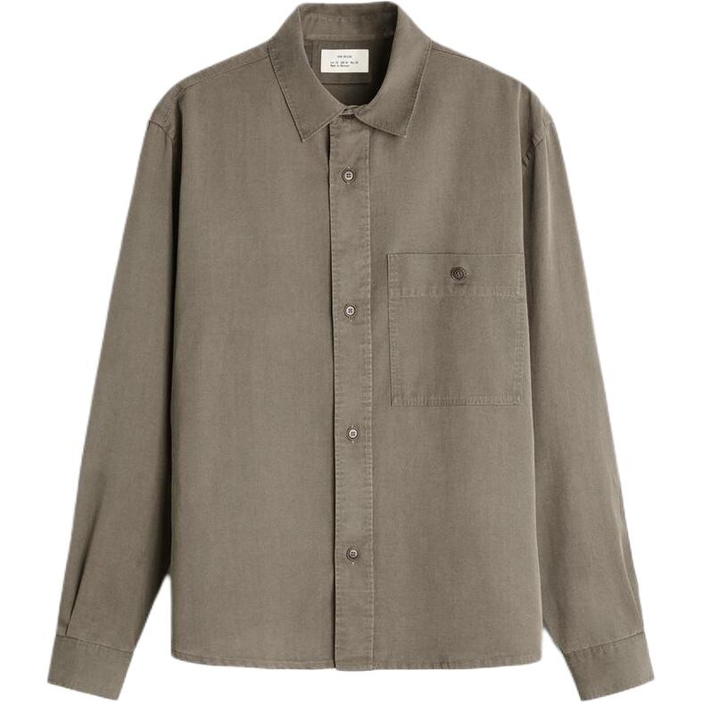 

Куртка мужская темно-серо-коричневая Zara, коричневый