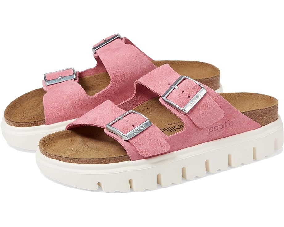 

Сандалии Birkenstock Papillio by Birkenstock Arizona Chunky Platform, цвет Candy Pink