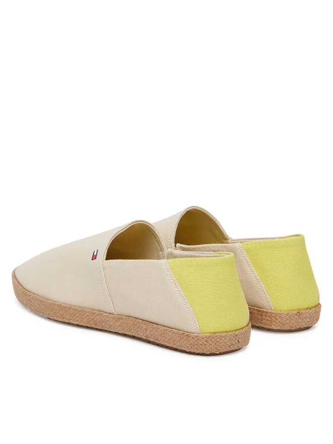 Tommy Hilfiger Эспадрильи Core Hilfiger Espadrille Textile FM0FM05792 бежевые — фото 3