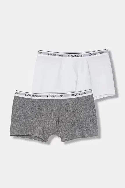 Боксеры хлопковые с эластаном 7 шт Calvin Klein Underwear, серый