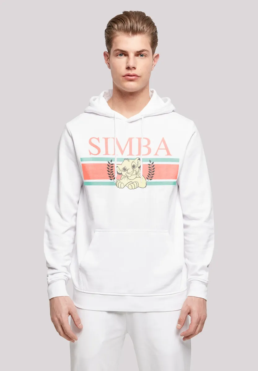 

Толстовка F4NT4STIC "Disney King Lion King Simba Stripes", принт, белый