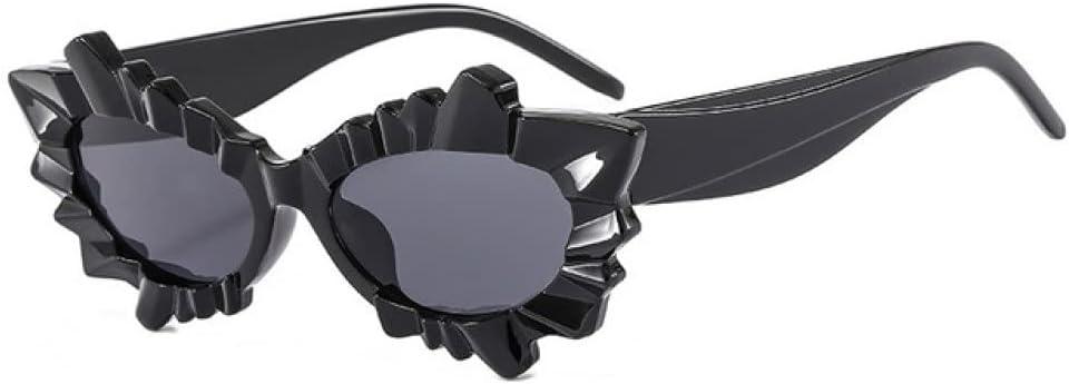 

Солнцезащитные очки MUTYNE в форме «кошачьих глаз» неправильной формы для женщин, в стиле стимпанк, яркие очки, защитные очки с защитой от УФ-излучения UV400, C1black-black