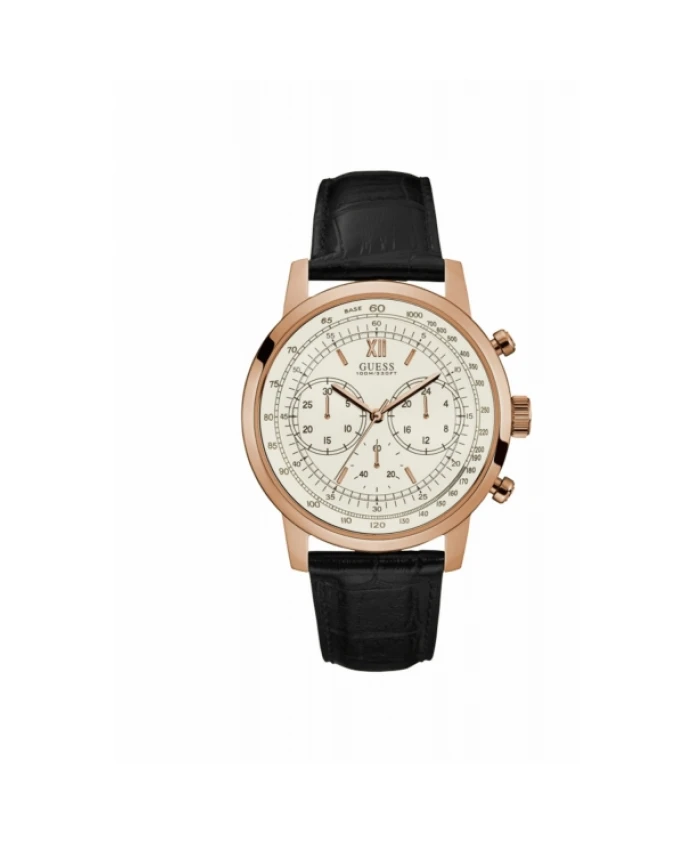

Мужские кварцевые часы из нержавеющей стали Guess, розовый