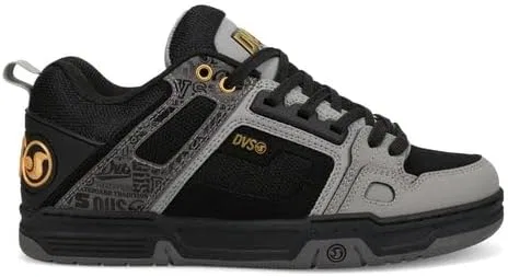 Мужские скейтбордистские ботинки DVS Comanche, Grey / Black / Gold — фото 4