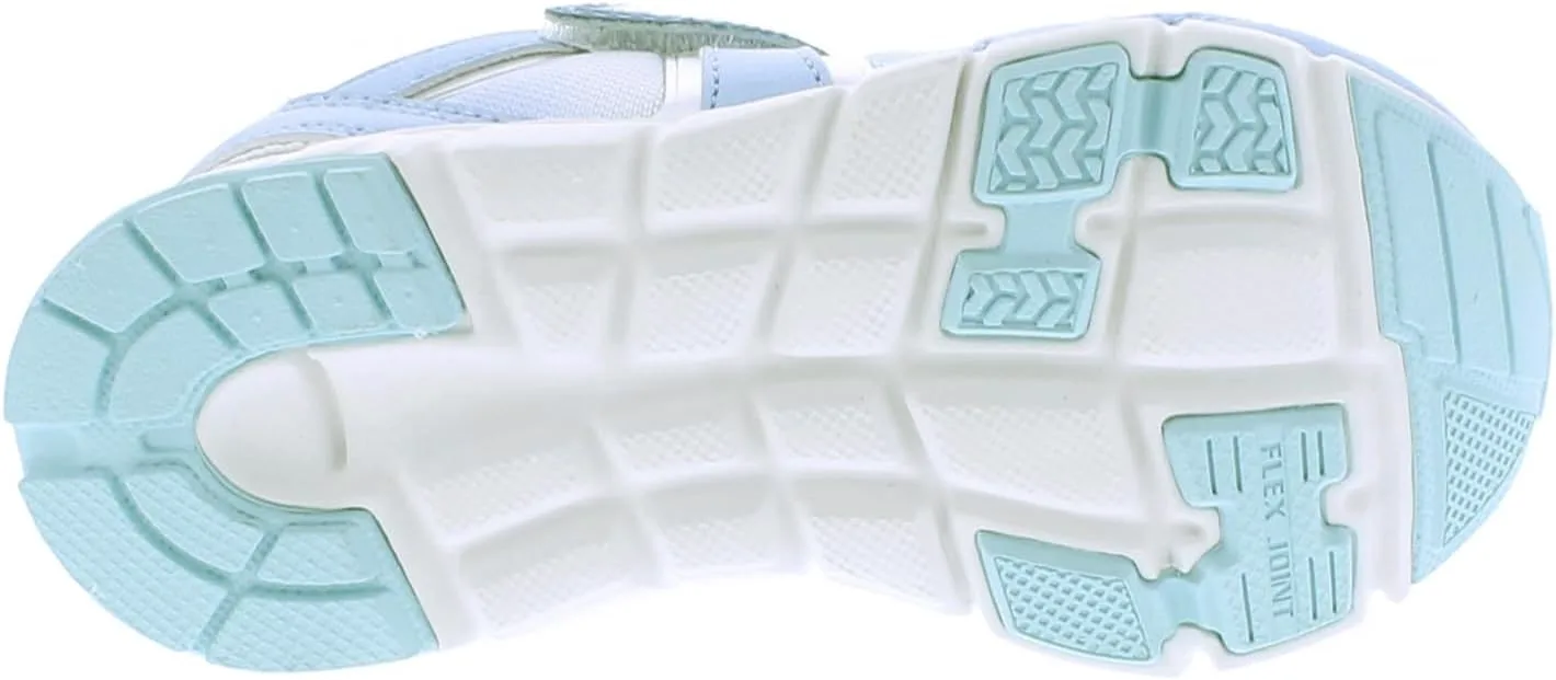 

Детские кроссовки TSUKIHOSHI Rainbow Kids - с застежкой на ремешок, пригодные для стирки в машине, с широкой носочной частью и противоскользящими, немаркими подошвами, для детей 4-12 лет, синий