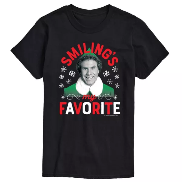 

Мужская футболка Elf Smilings "Моя любимая" Licensed Character, черный