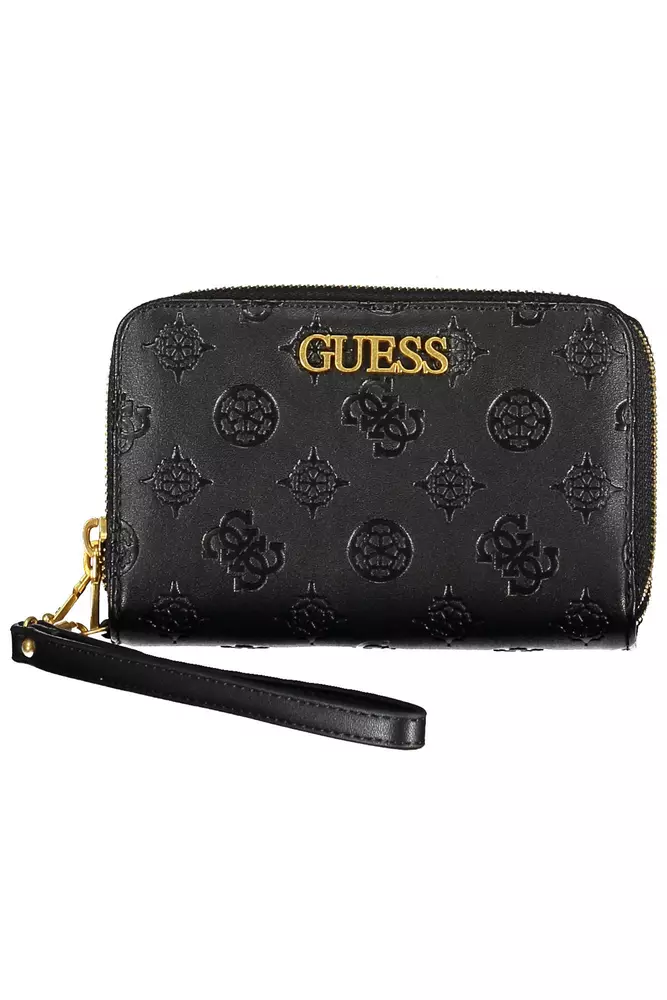

Черный полиэтиленовый женский кошелек Guess Shoes