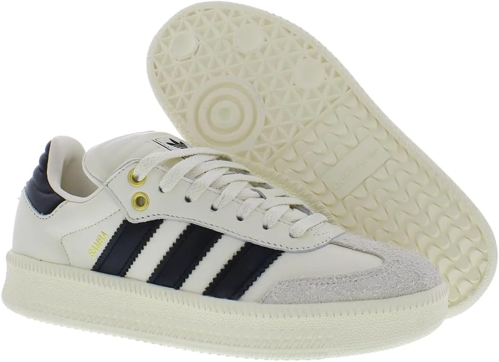 Мужские кроссовки Adidas Samba XLG для повседневной носки, бежевый/черный — фото 2